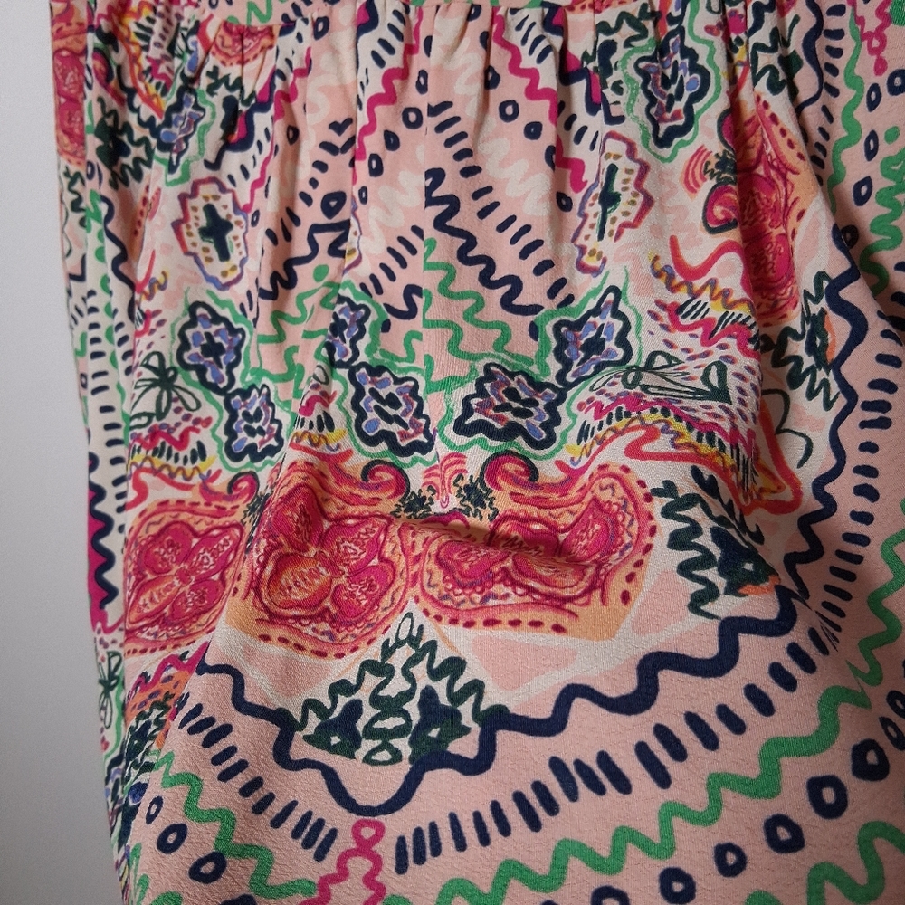 Anthropologie Maeve Dress Pink Siya Kimono Size 10 - Picture 16 of 16